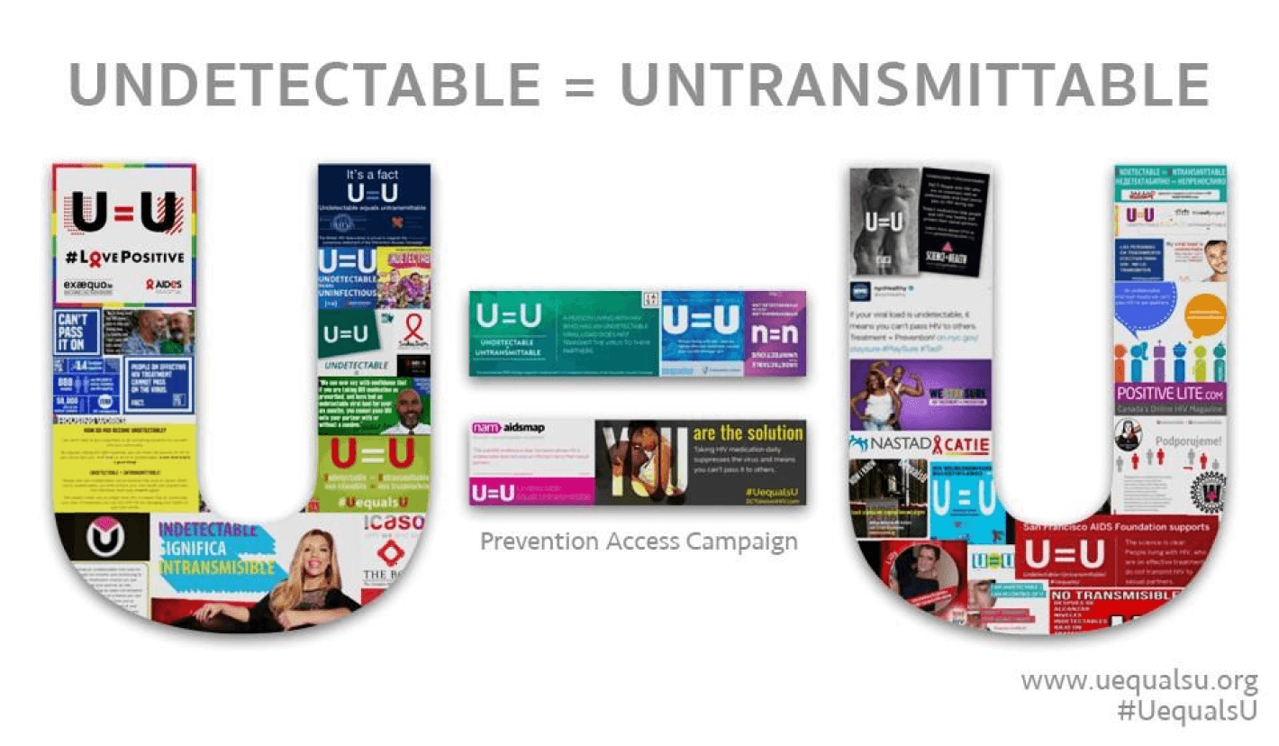 НравноН - Совместное заявление и кампания Undetectable = Untransmittable (U=U)